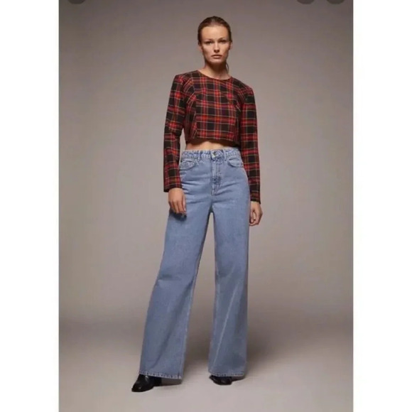 Zara Chec crop top - Picture 3 of 14